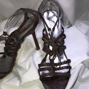 Guess Strappy Ben Leather Sandals